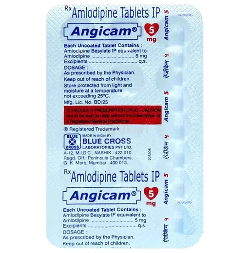 angicam 5mg tablet 15's